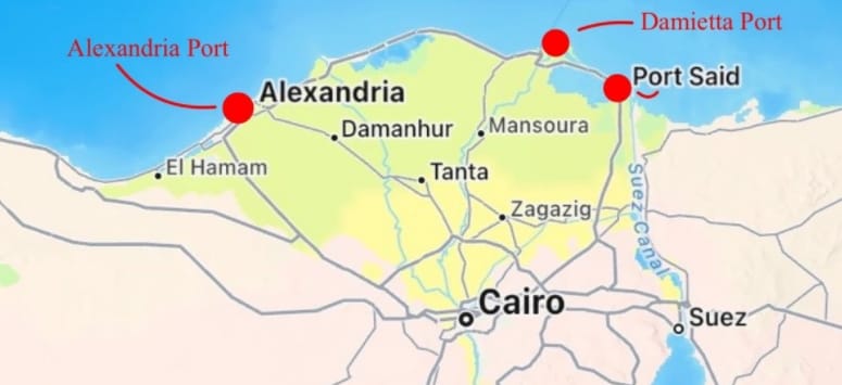 Major Ports in Egypt