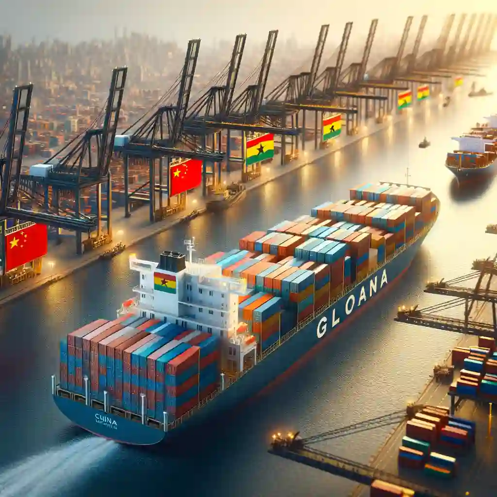 Shipping time from China to Ghana by sea