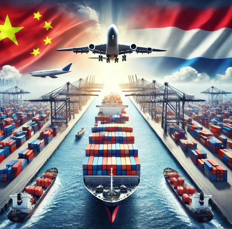 Versand von China in die Niederlande