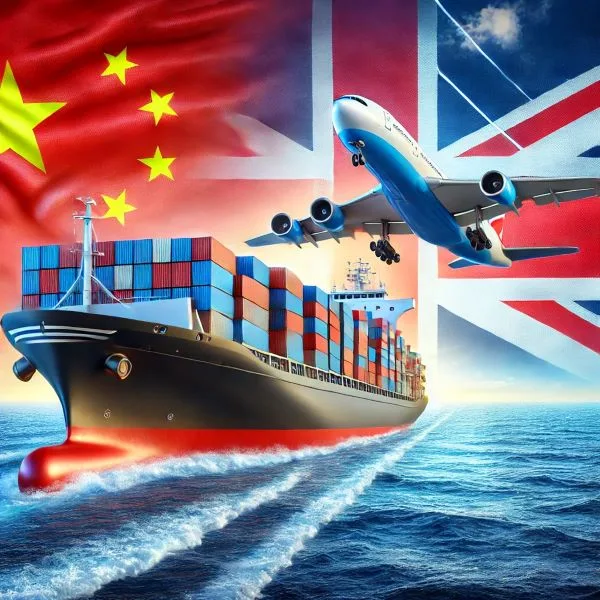Shipping from China to the UK