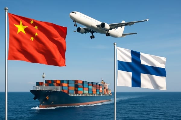 Shipping Cost from China to Finland