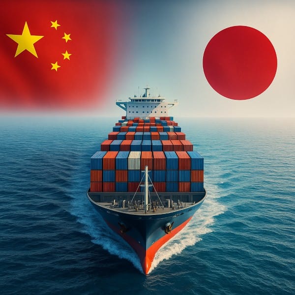 Cost of Shipping 20ft and 40ft Containers from China to Japan