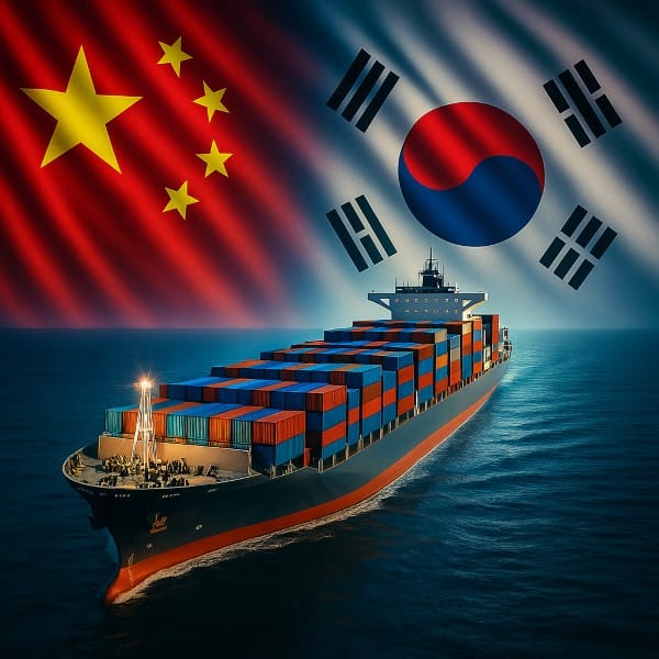 Cost of Shipping 20ft and 40ft Containers from China to South Korea