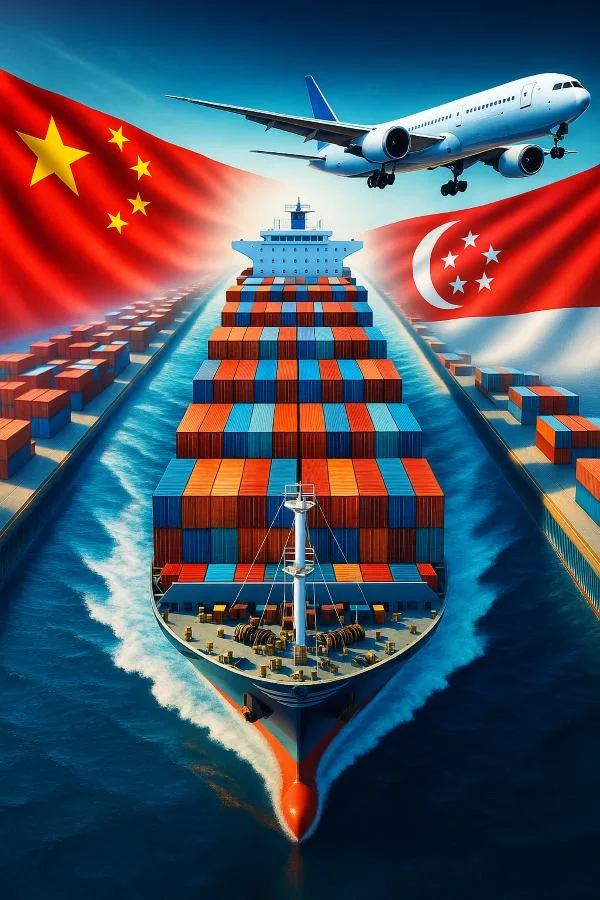 Shipping from China to Singapore
