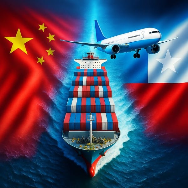 Shipping from China to Chile