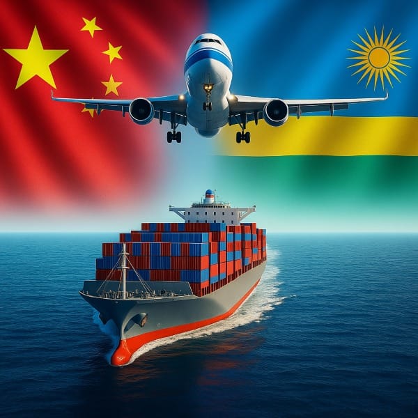 Shipping from China to Rwanda