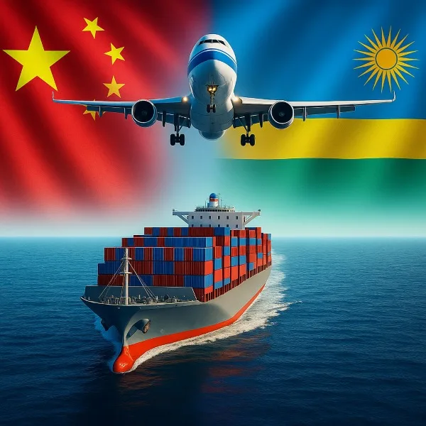 Versand von China nach Ruanda