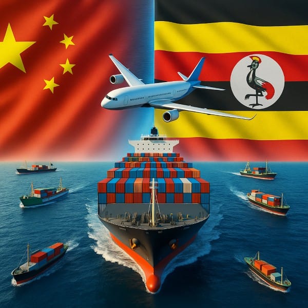 Shipping from China to Uganda