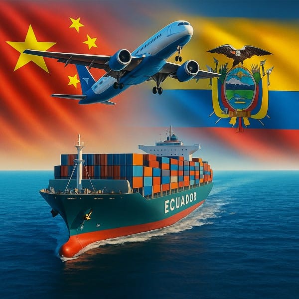 Shipping from China to Ecuador