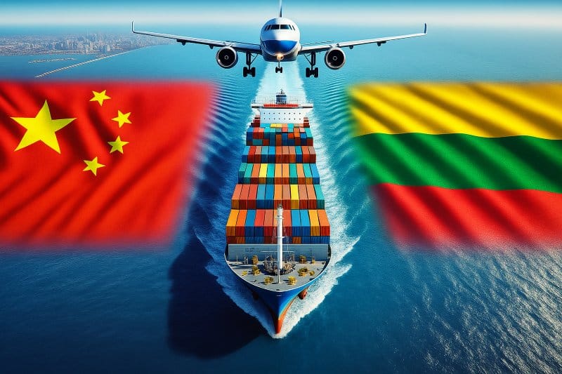 Shipping from China to Lithuania