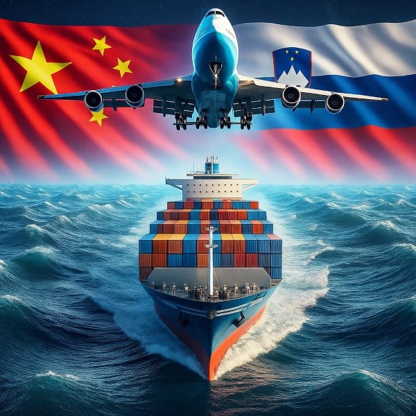 Shipping from China to Slovenia