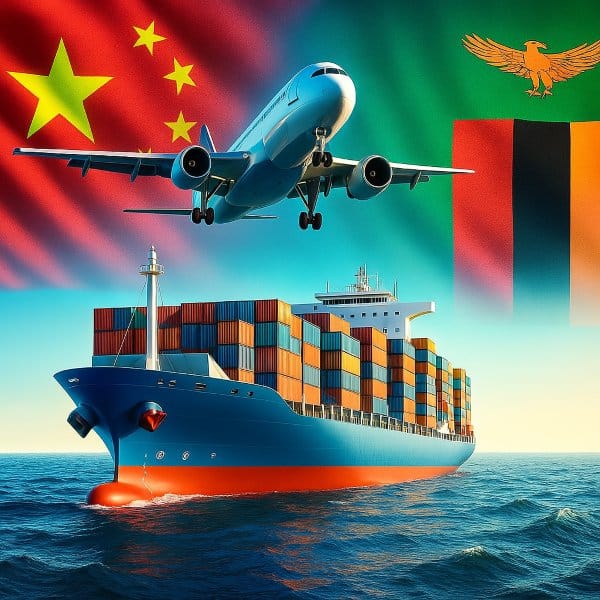 Shipping from China to Zambia