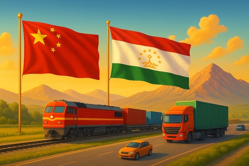 Shipping from China to Tajikistan