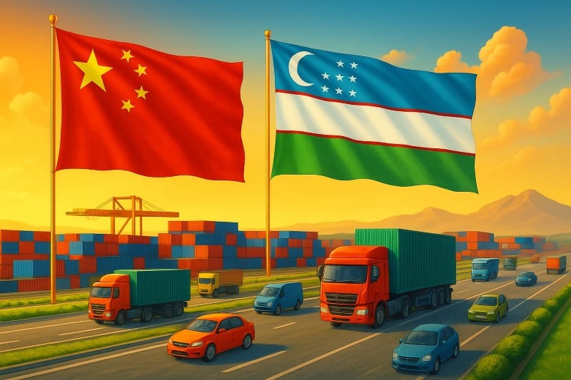 Shipping from China to Uzbekistan